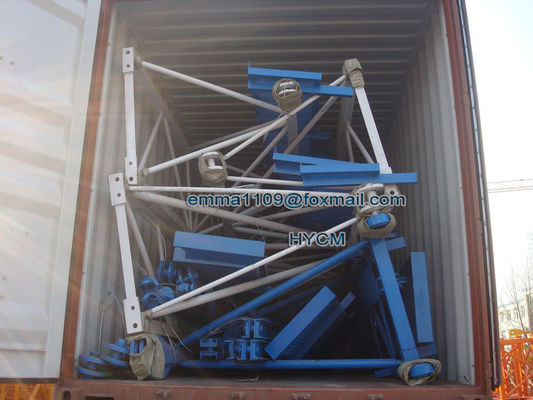 QTZ63 PT5210 Κρανός πύργου χωρίς κορυφή που χρησιμοποιείται για την ανύψωση οικοδομικού υλικού