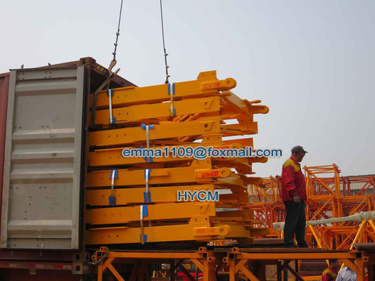 Καυτό TC6036 Πύργο γερανό H3 / 36B 12ton 60m Boom με πολυτελή δωμάτιο ταξί