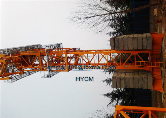 Προγράμματα QTD160-5030 Luffing Jib Tower Crane 12t Max Load και 3.0t Tip Load