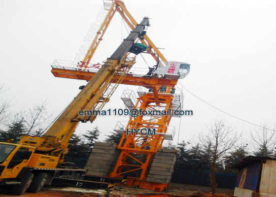 18 τόνων Luffing Tower Crane D5520 55m Δουλειά Jib Διοικητική γραμμή