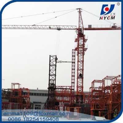10t TC5023 Topkit Tower Crane 50m Εργασιακό βραχίονα VFD/Ελέγχος μετατροπέα