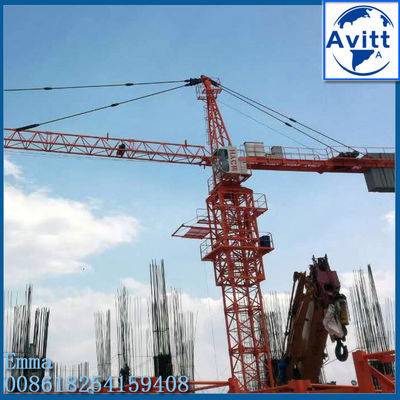 TC5513 Alibaba Ο γερανό πύργος 55 μέτρα Boom 8t Max. χωρητικότητα φορτίου