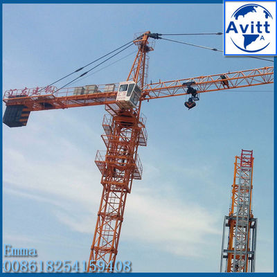 QTZ63 TC5013 Topkit Tower Crane 5t Max Load 50 Mts Εργασία για 40m ύψος κτιρίου